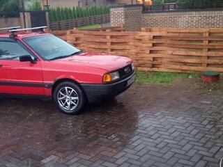 1991 Audi 80 IV (B3), красный, 100000 рублей, вид 1