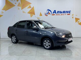 2018 Lada (ВАЗ) Granta I Рестайлинг, серый, 590000 рублей, вид 1