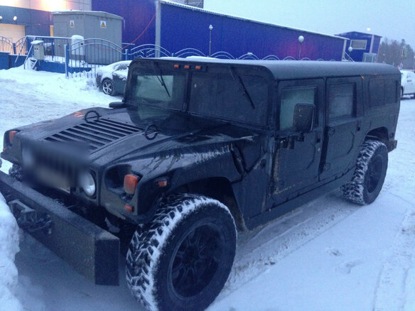 1995 Hummer H1, чёрный - вид 8