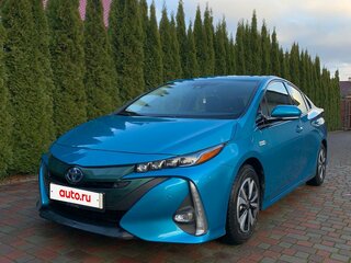 2018 Toyota Prius PHV ZVW52 Prime IV (XW50), голубой, 1960000 рублей, вид 1