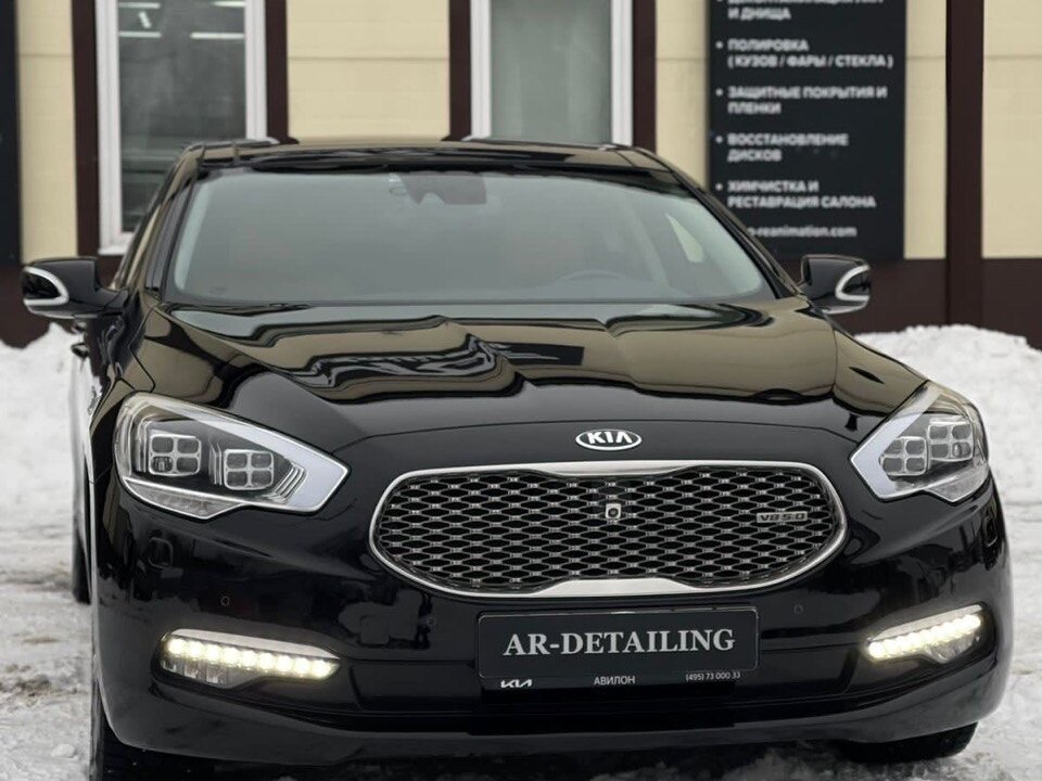 Купить б/у Kia Quoris I Ресталинг 2 5.0 AT (424 л.с.) бензин автомат в