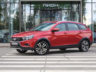 2019 Lada (ВАЗ) Vesta SW I, красный, 1210000 рублей, вид 1