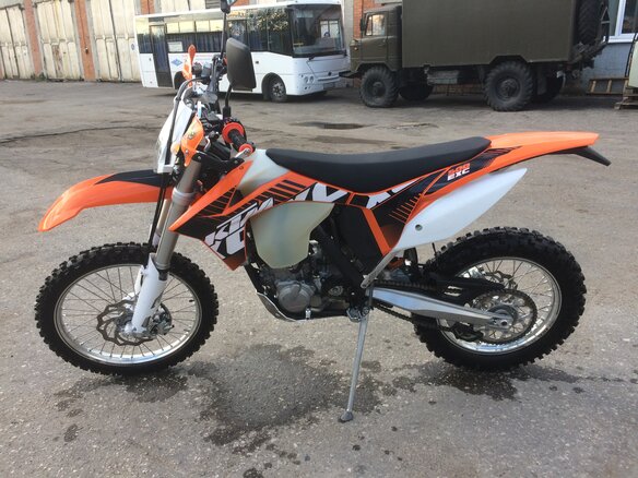 2012 KTM 500 EXC, оранжевый - вид 1