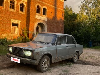2010 Lada (ВАЗ) 2107, серебристый, 65000 рублей, вид 1