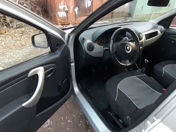 2012 Renault Logan I Рестайлинг, серый - вид 9