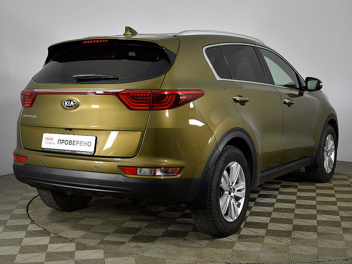 Kia sportage зеленый