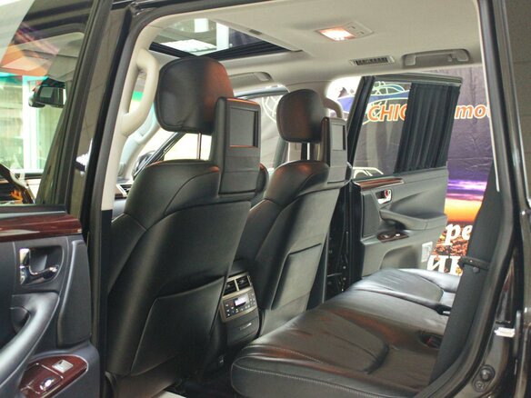 2012 Lexus LX 570 III Рестайлинг, чёрный - вид 8