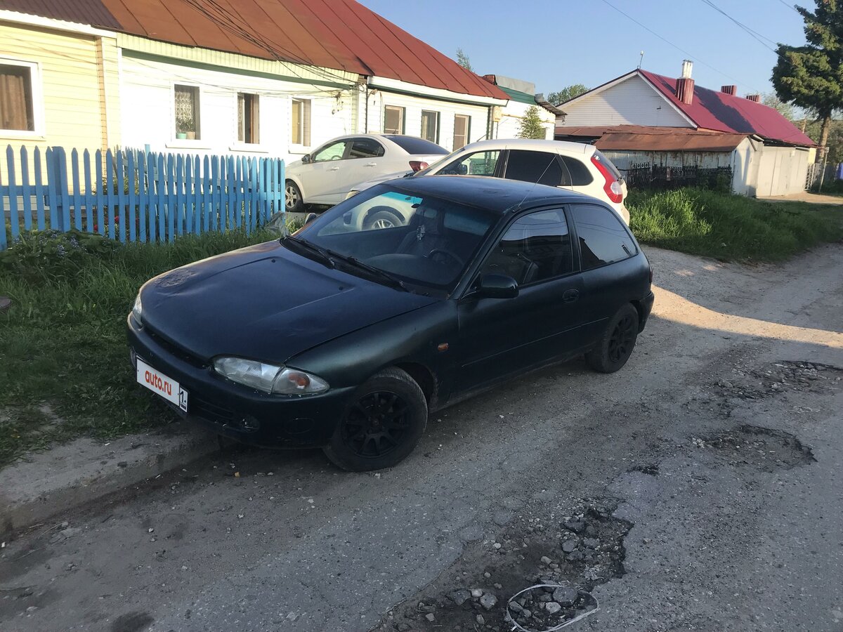 Мицубиси кольт зеленый