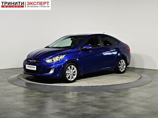 2011 Hyundai Solaris I, синий, 797000 рублей, вид 1