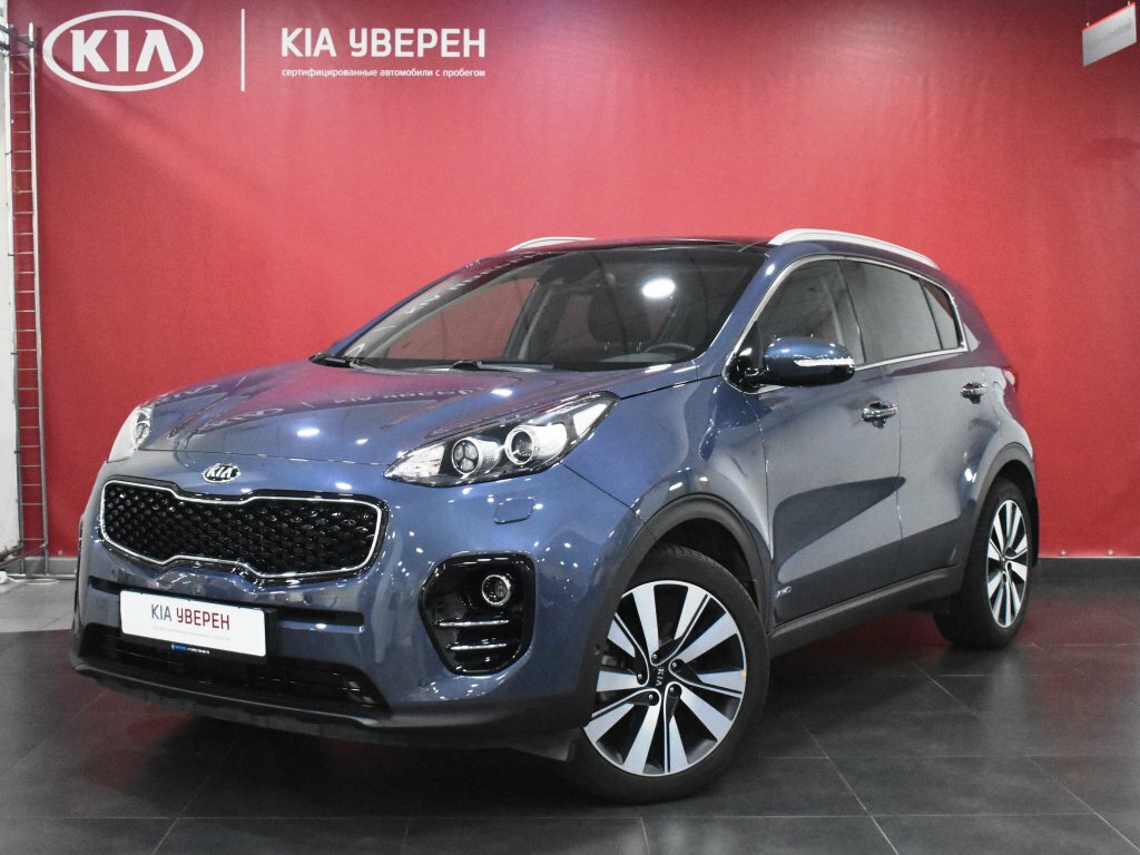 Kia Sportage 2017 синий