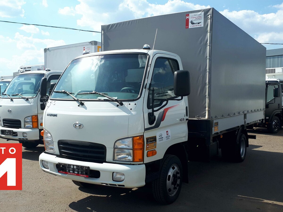 Купить новый Hyundai HD35 дизель механика в Подольске: белый бортовой ...