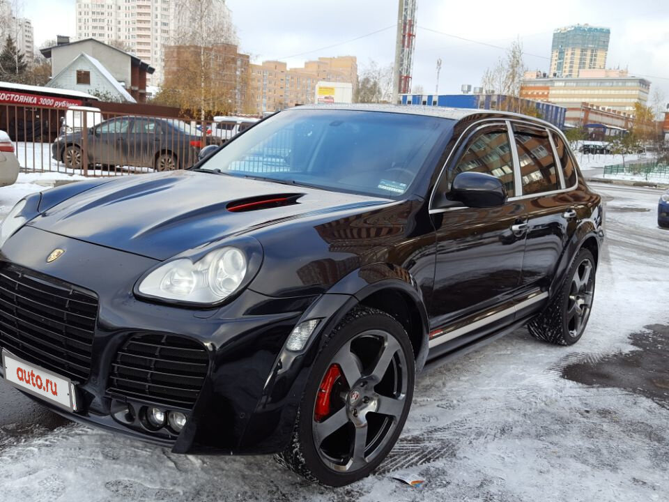Черный Порше Кайен 2010 2012