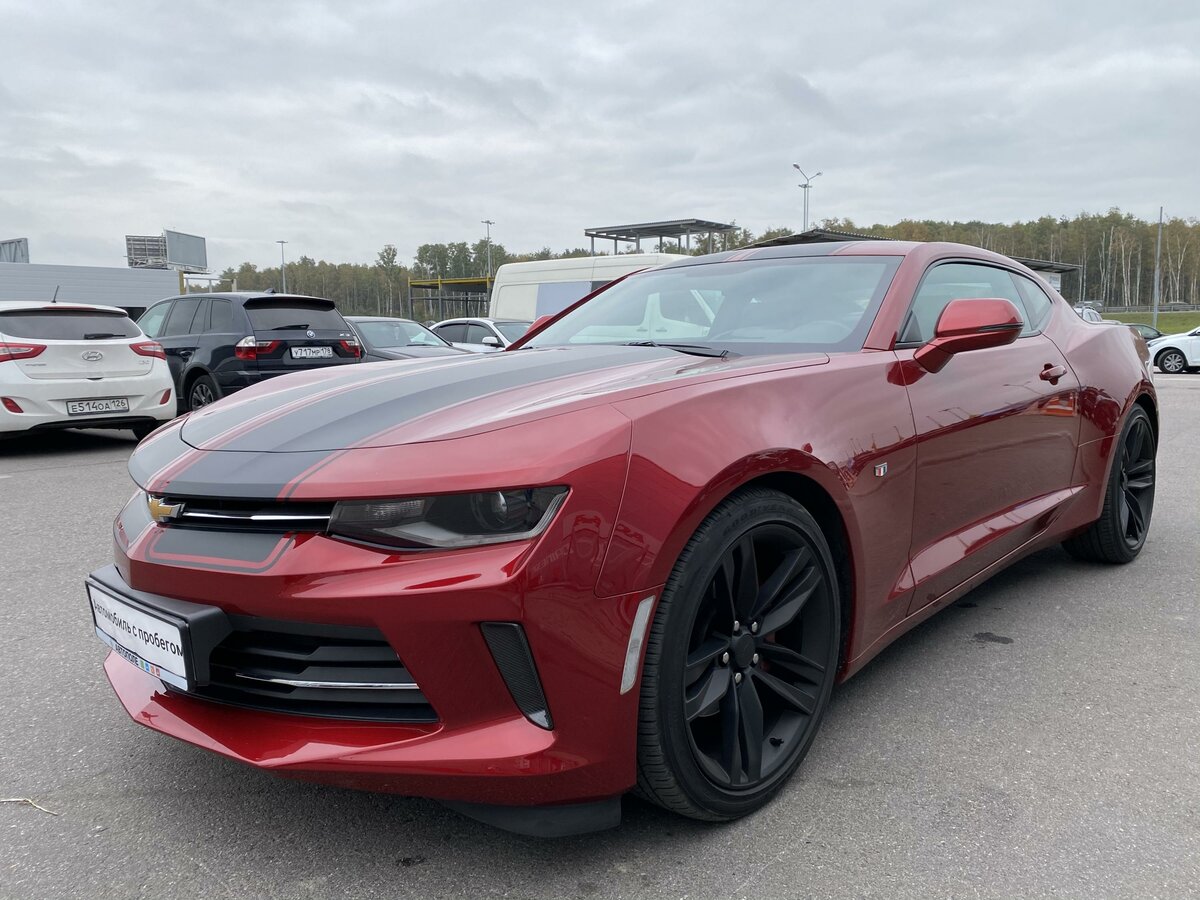 Chevrolet Camaro 2016 красный