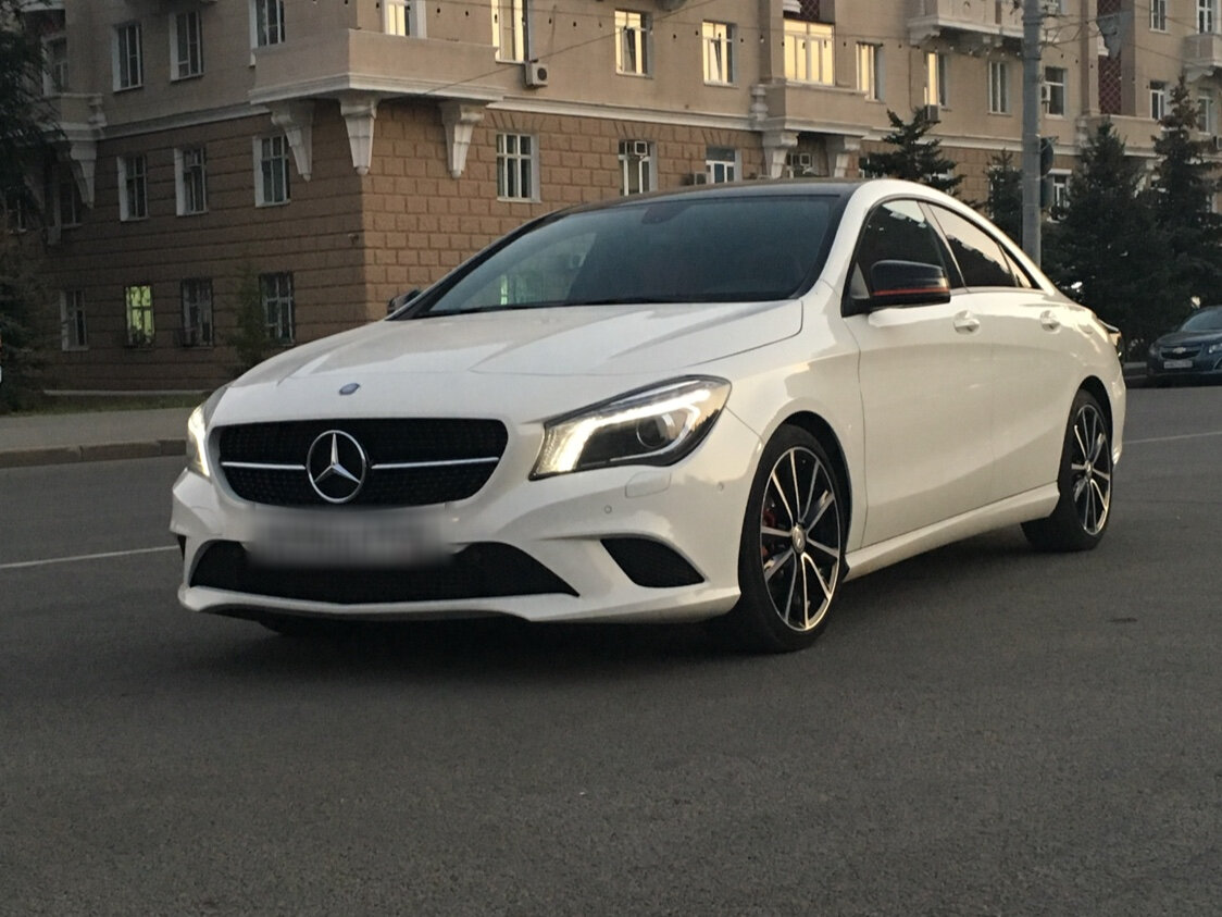 Mercedes Benz CLA 200 зима
