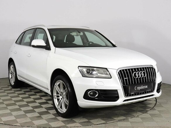2013 Audi Q5 I (8R) Рестайлинг, белый - вид 2