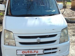 2007 Suzuki Wagon R III, белый, 340000 рублей, вид 1