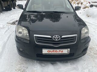 2007 Toyota Avensis II Рестайлинг, чёрный, 450000 рублей, вид 1