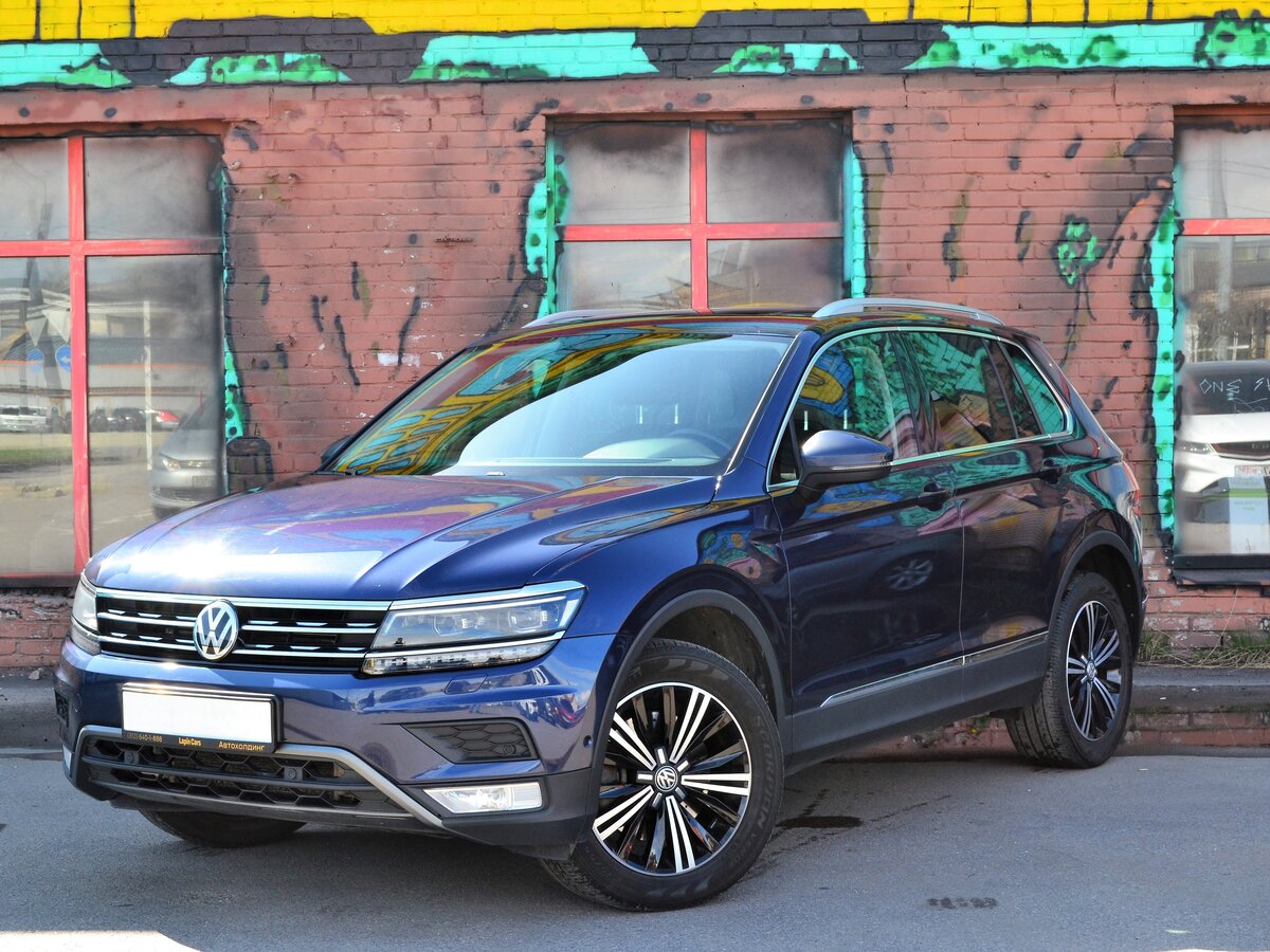 Tiguan 2017 синий
