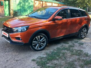 2021 Lada (ВАЗ) Vesta SW Cross I, оранжевый, 1500000 рублей, вид 1