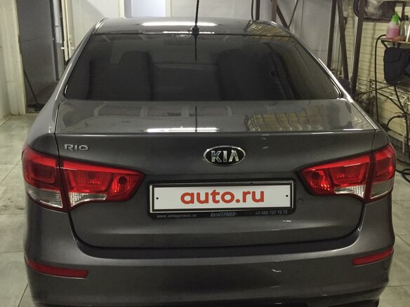 2016 Kia Rio III Рестайлинг, серый