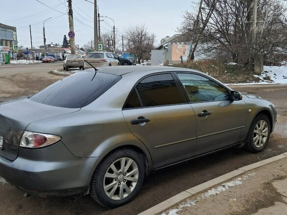 2003 Mazda 6 I (GG), серый, 450000 рублей - вид 1