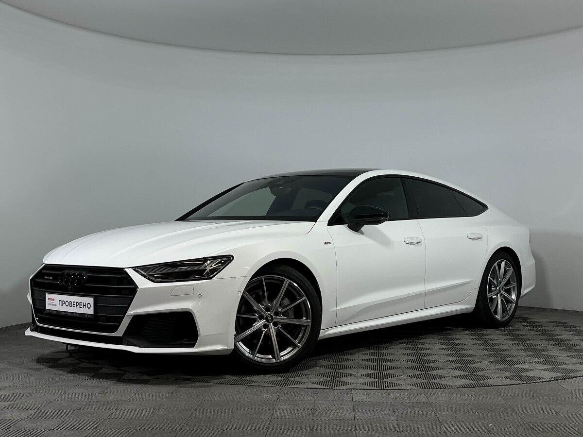Купить б/у Audi A7 II (4K) 45 TFSI 2.0 AMT (245 л.с.) 4WD бензин робот ...