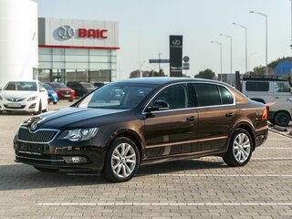 2014 Skoda Superb DSG II Рестайлинг, коричневый, 1145000 рублей, вид 1