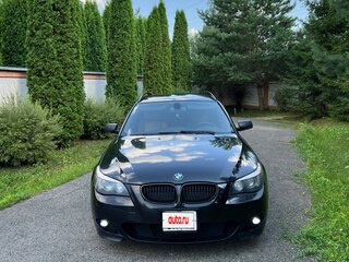 2008 BMW 5 серии 520d V (E60/E61) Рестайлинг, чёрный, 1175000 рублей, вид 1