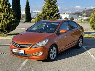 2014 Hyundai Solaris I Рестайлинг, оранжевый, 1150000 рублей, вид 1
