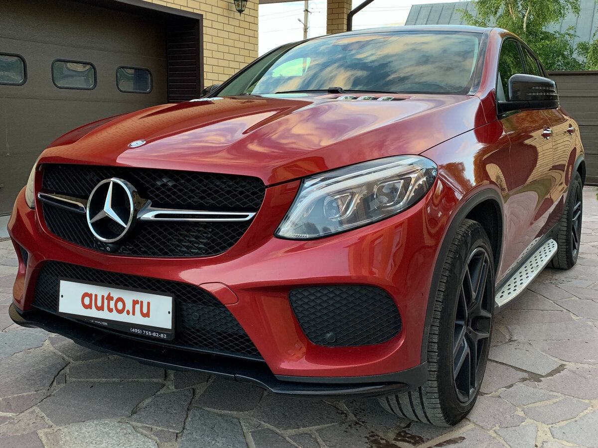 Mercedes Benz c292 GLE красный