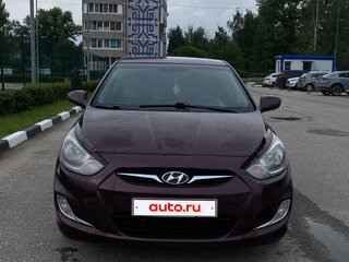 2012 Hyundai Solaris I, фиолетовый, 629000 рублей, вид 1