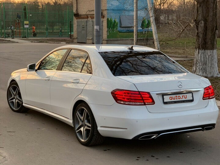 Мерседес w212 белый