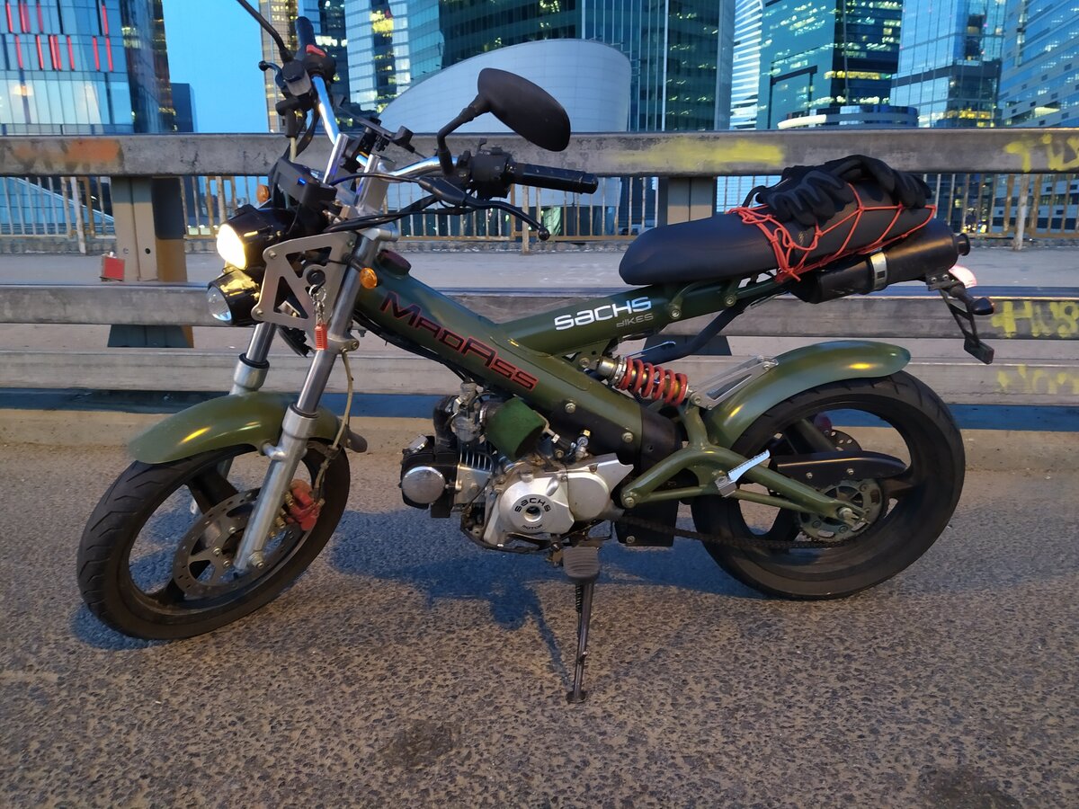 Sachs MADASS 125 РЎ С‡РµР»РѕРІРµРєРѕРј