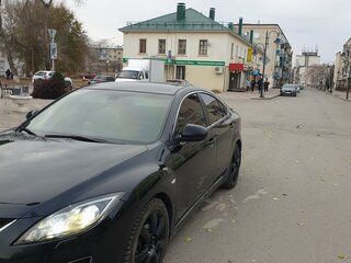 2008 Mazda 6 II (GH), чёрный, 1450000 рублей, вид 1