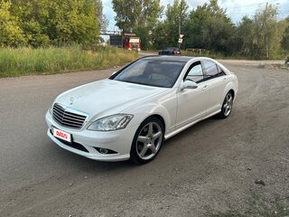 2007 Mercedes-Benz S-Класс 500 V (W221), белый, 1780000 рублей, вид 1