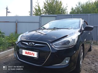 2014 Hyundai Solaris I, чёрный, 810000 рублей, вид 1