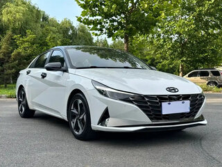 2021 Hyundai Elantra VII (CN7), белый, 1485000 рублей, вид 1