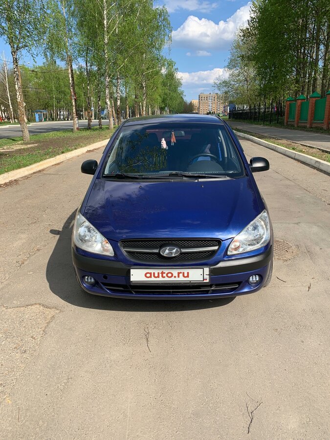 Хендай гетц синий