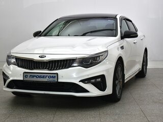 2019 Kia Optima IV Рестайлинг, белый, 1235000 рублей, вид 1