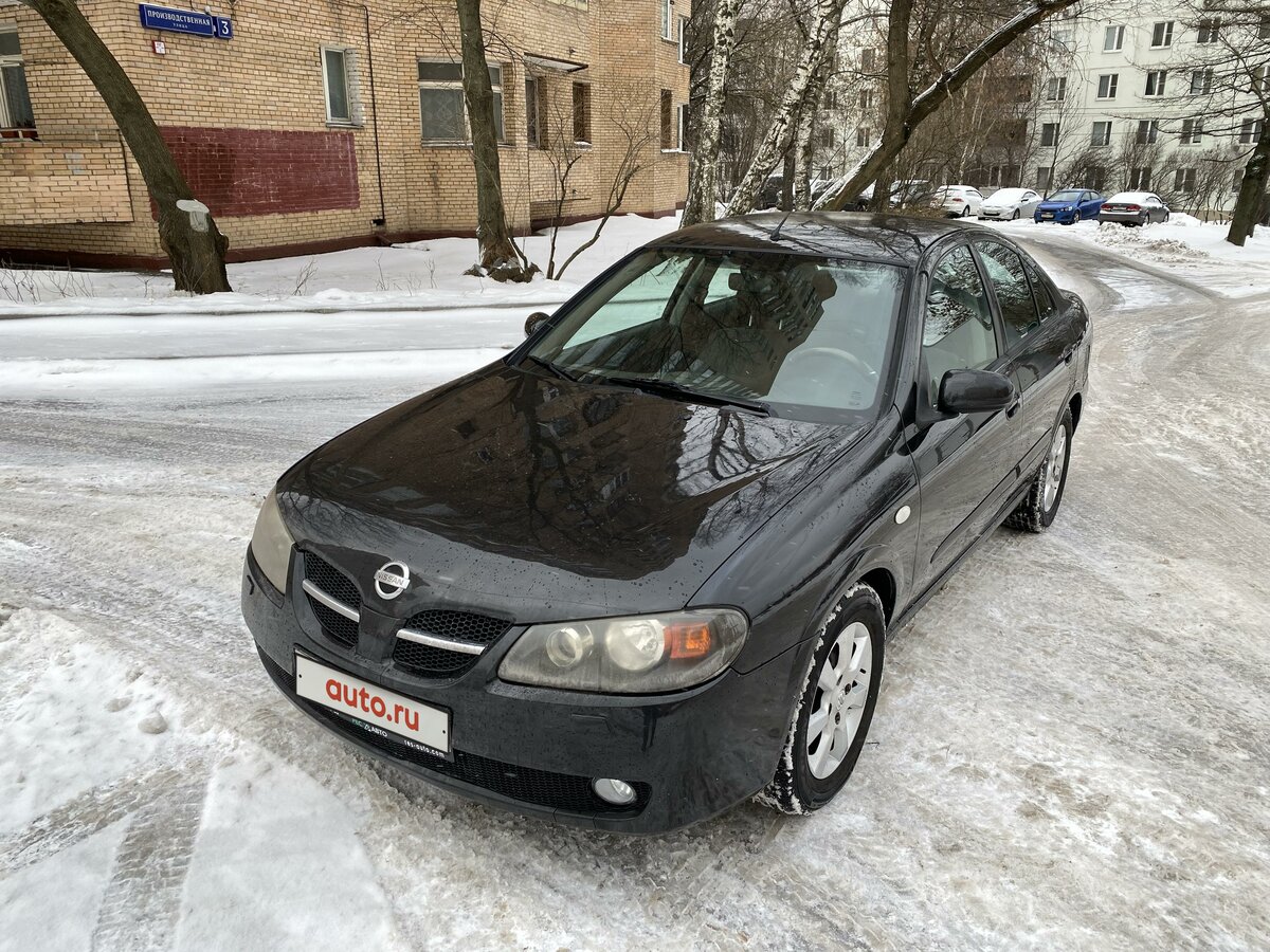 Ниссан Альмера 2005 черный