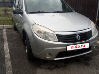2013 Renault Sandero I, серый, 380000 рублей, вид 1