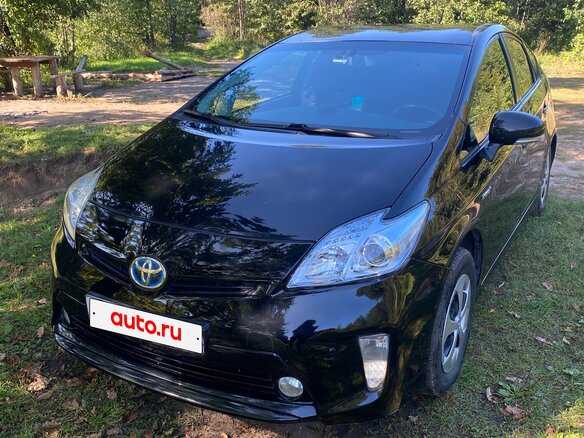 2012 Toyota Prius III Рестайлинг (XW30), чёрный, 1050000 рублей - вид 6
