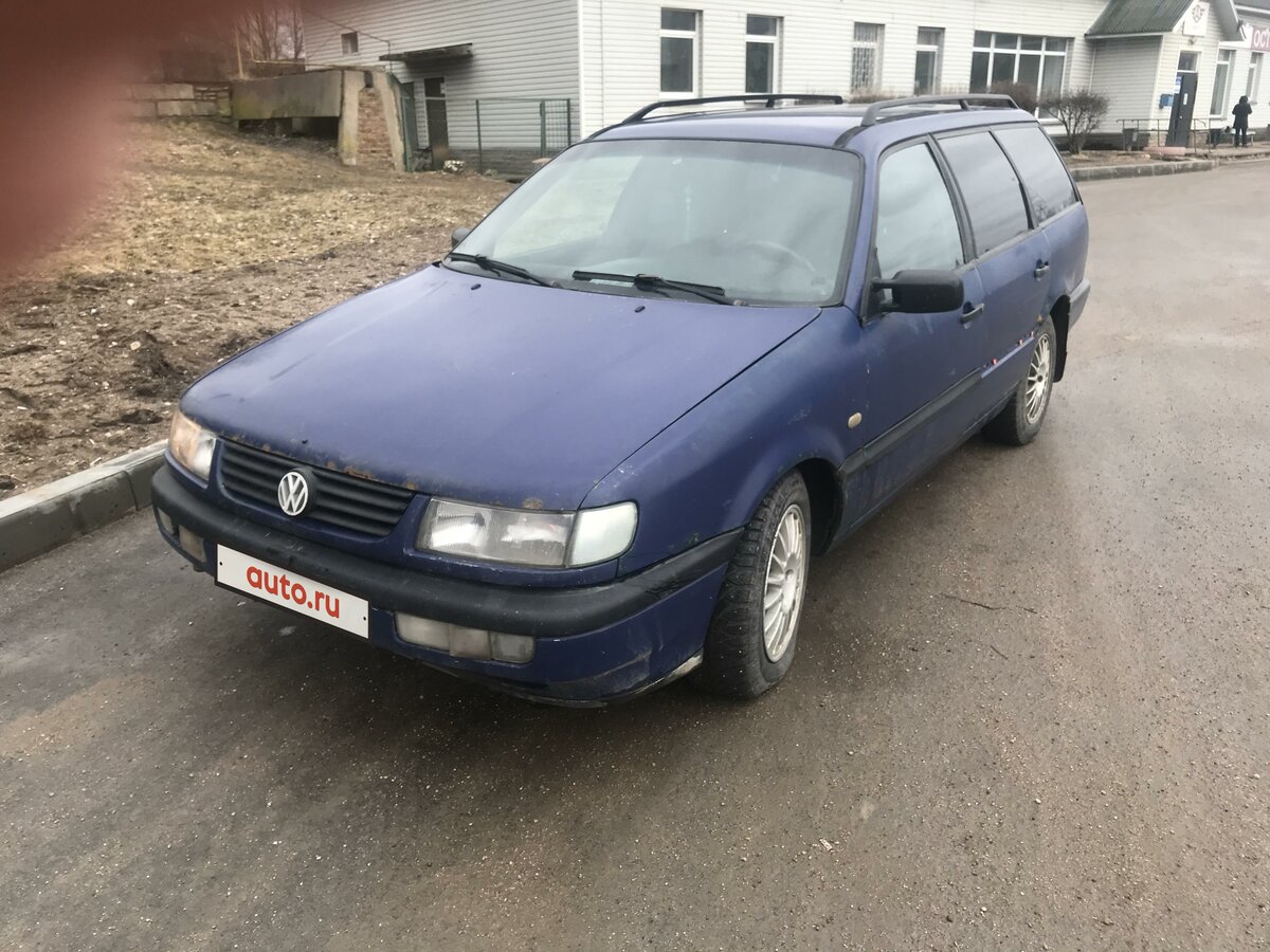 Пассат б4 синий
