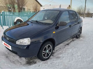 2008 Lada (ВАЗ) Kalina I, чёрный, 280000 рублей, вид 1