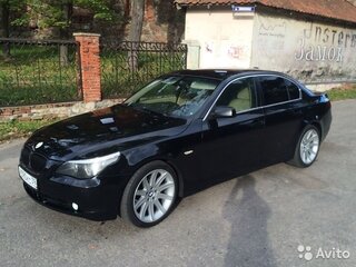 2006 BMW 5 серии 525i V (E60/E61), чёрный, 695000 рублей, вид 1