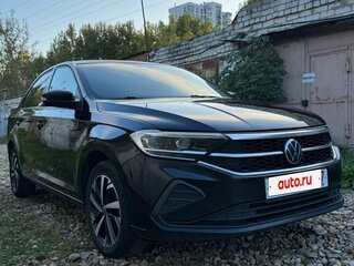 2021 Volkswagen Polo VI, чёрный, 1770000 рублей, вид 4