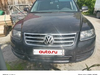 2006 Volkswagen Touareg I, чёрный, 900000 рублей, вид 1
