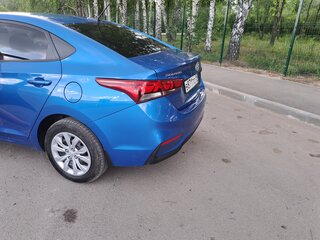 2019 Hyundai Solaris II, синий, 1100000 рублей, вид 4