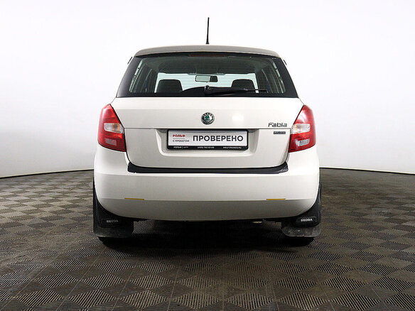 2012 Skoda Fabia II Рестайлинг, белый - вид 5