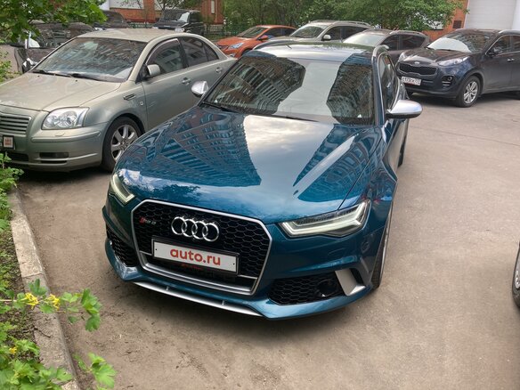 2015 Audi RS 6 III (C7) Рестайлинг, зелёный